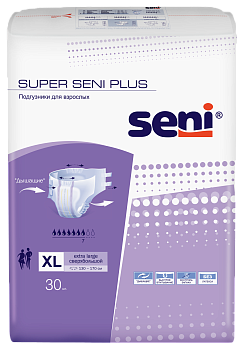 Подгузники для взрослых Super Seni Plus Extra Large, 30 шт